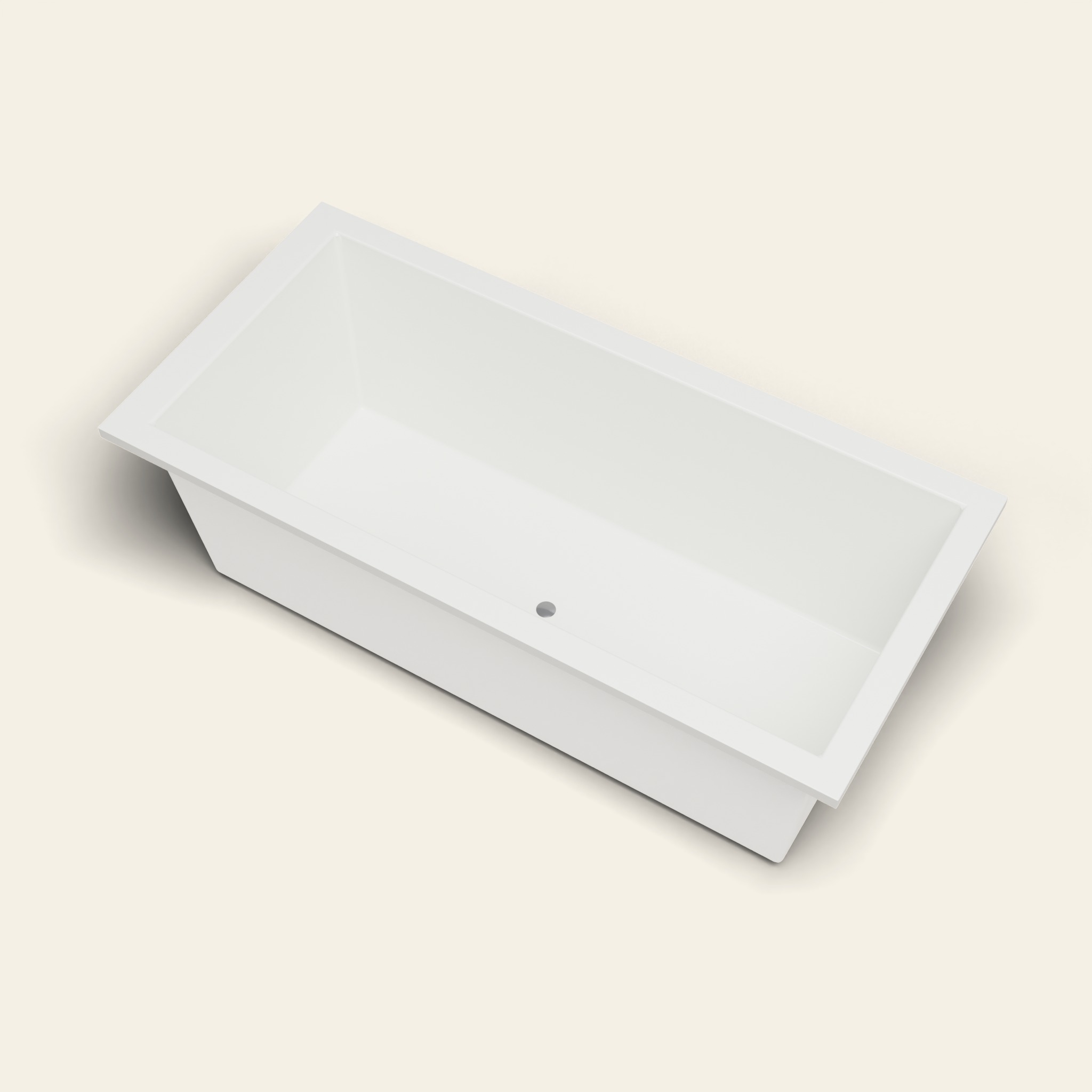 1900 x 900 Diepe Badkuip — 600mm Diepte — Rechthoekig — Omnitub in RAL 9010 Pure White