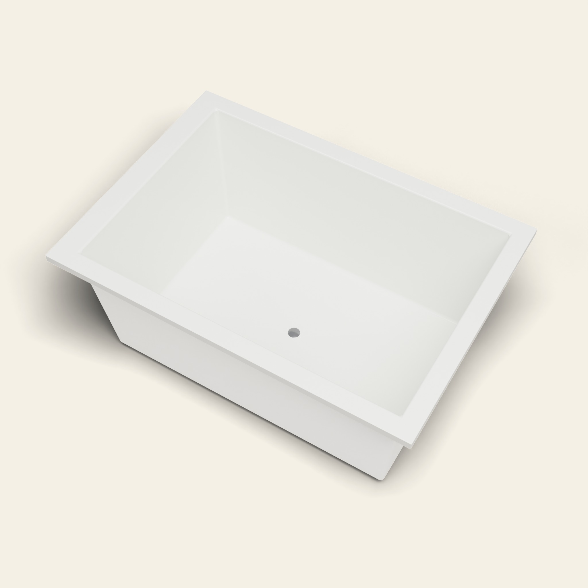 1500 x 1050 Diep Ligbad – 600mm Diepte – Brede Rechthoekige Vorm – Omnitub in RAL 9010 Pure White