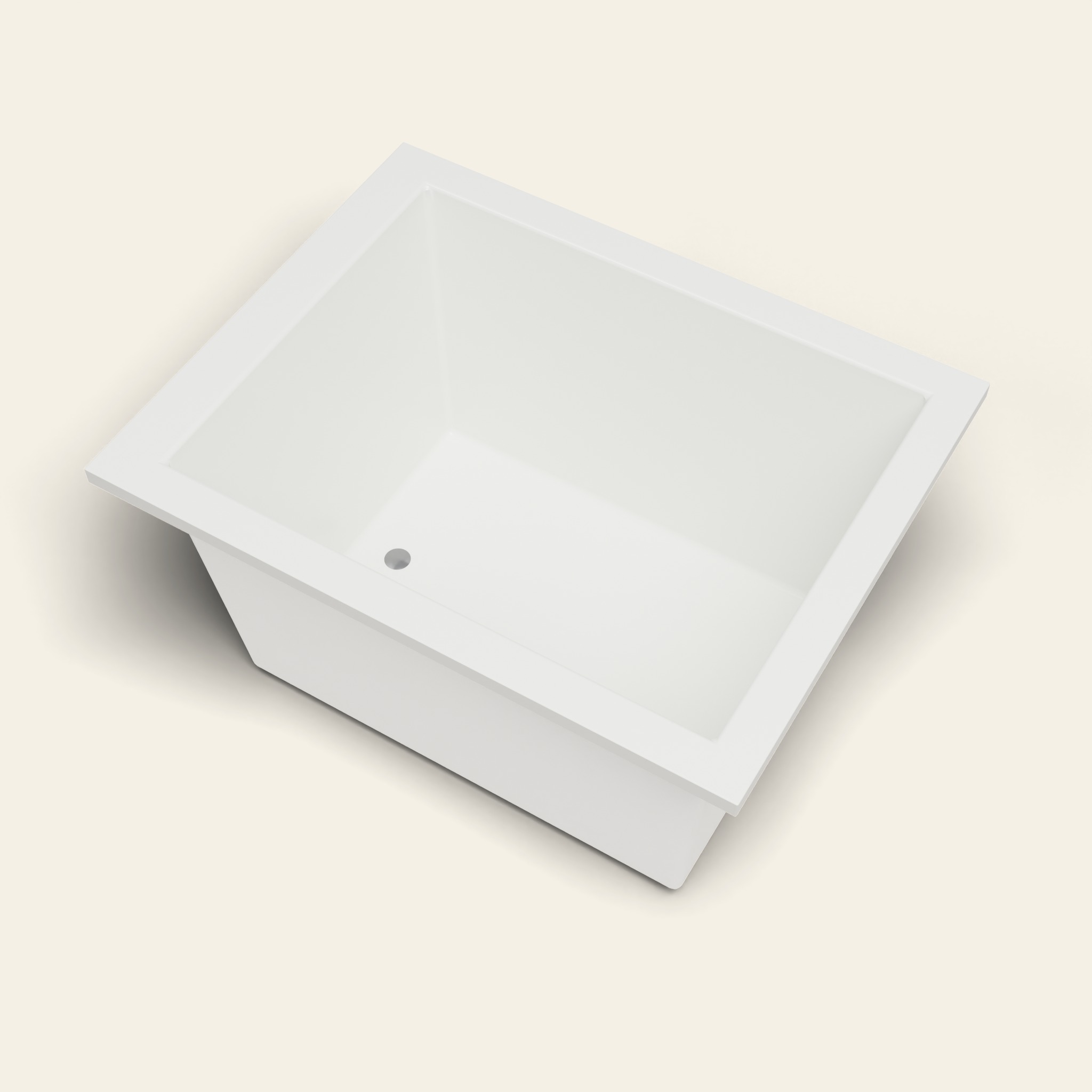 1150 x 900 Diep Badkuip – 600mm Diepte – Rechthoekig – Omnitub in RAL 9010 Pure White