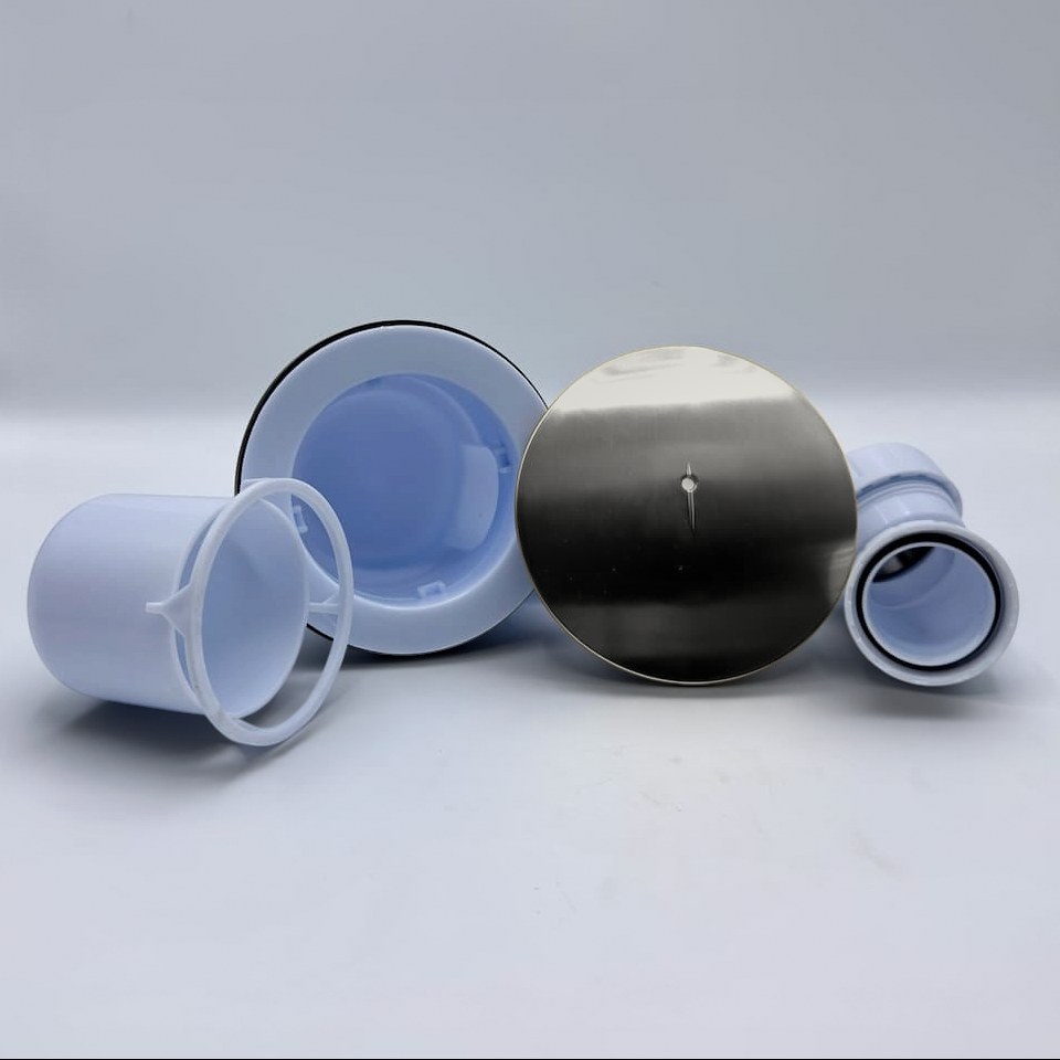 Omnitone shower waste in BS 4800 00 A 01 Ash Grey