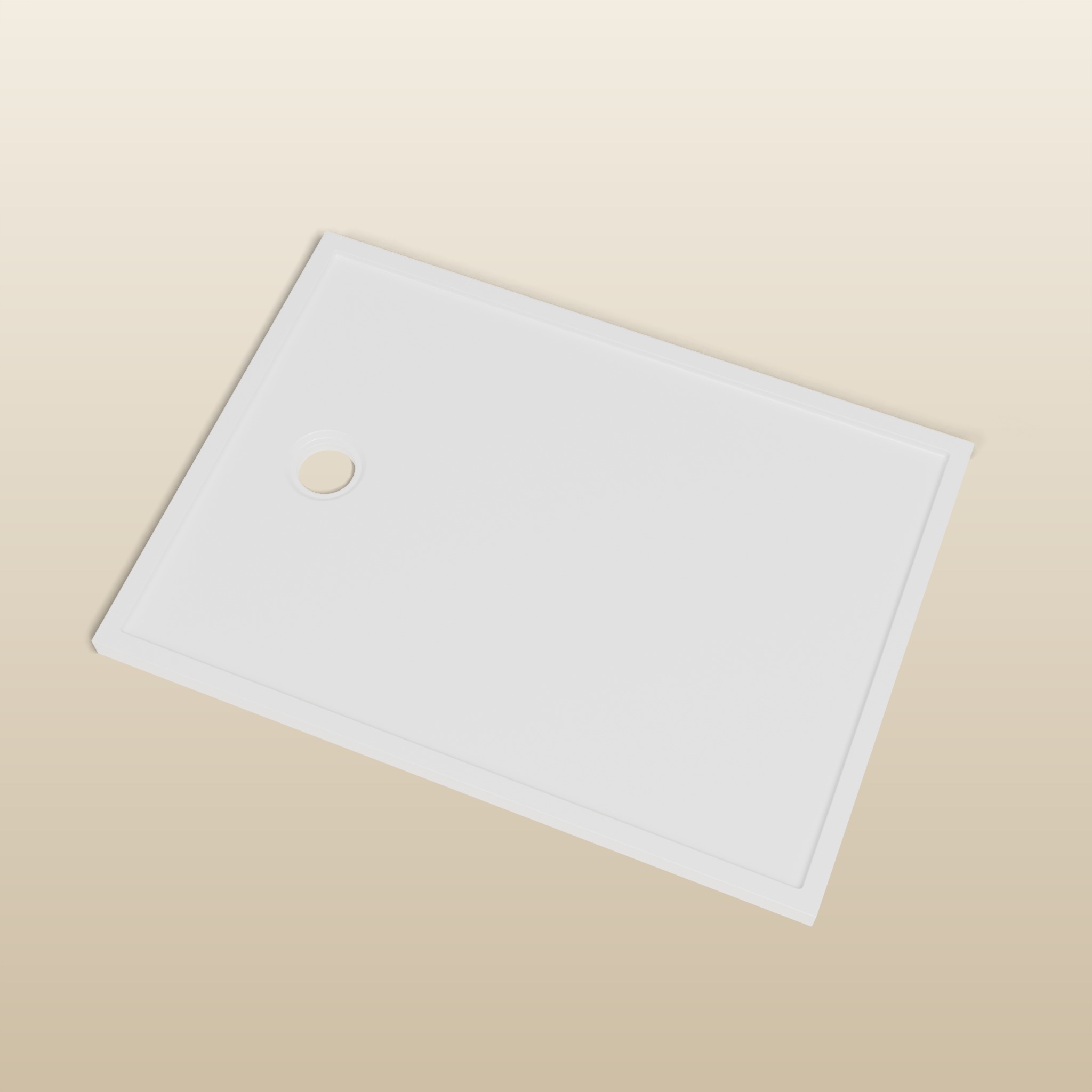 1100 x 800 Rectangular Shower Tray – 45mm Slim Non-Slip | Omnitub — colour preview