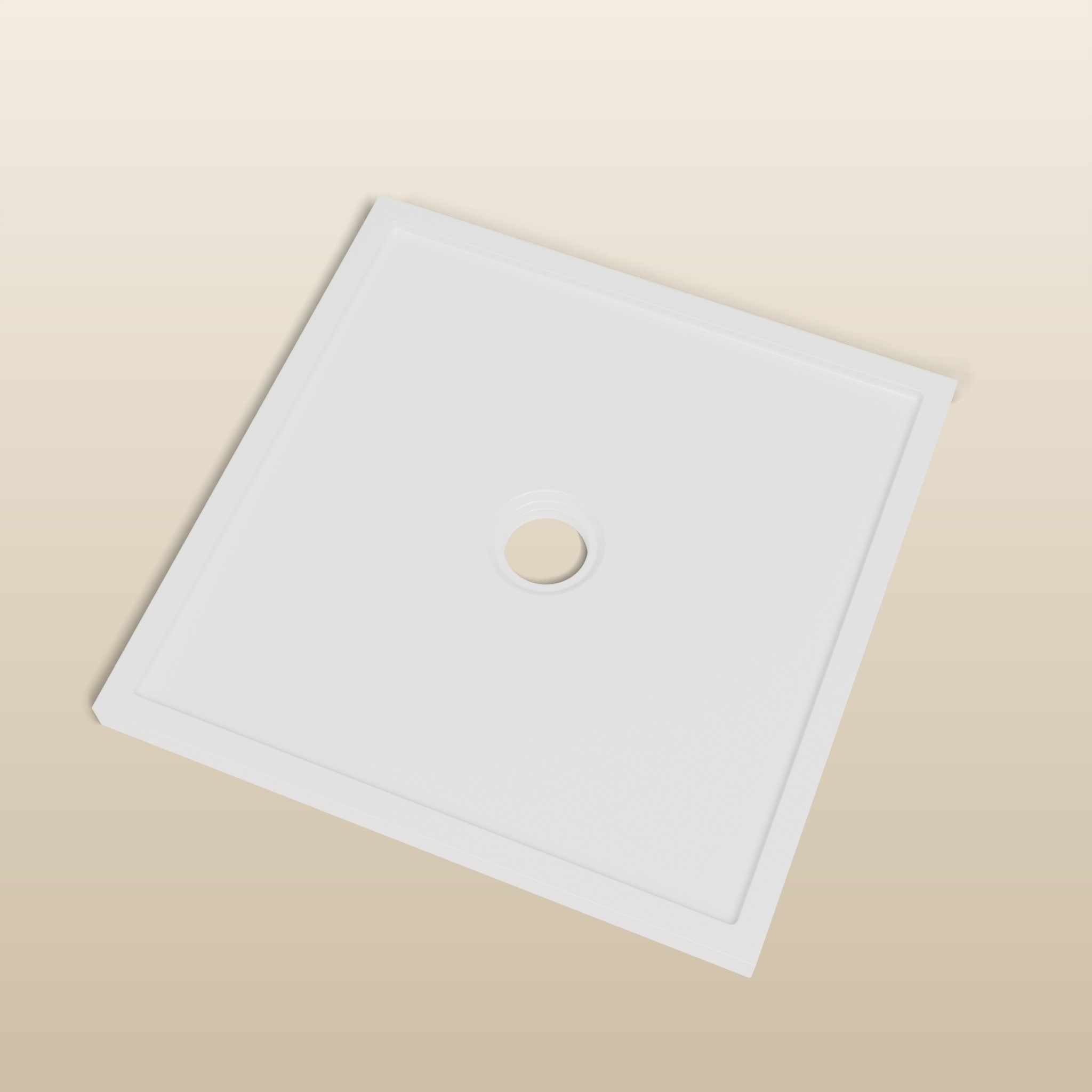 700 × 700 Square Shower Tray – 45mm Slim Non-Slip | Omnitub — colour preview