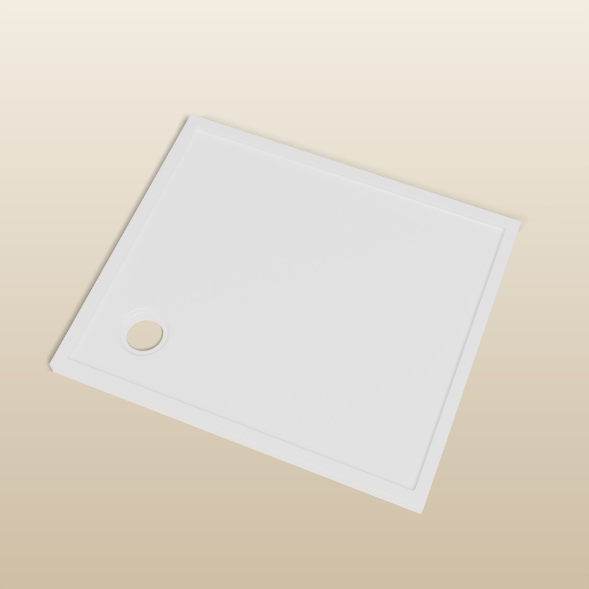 900 × 775 Rectangular Shower Tray – 45mm Slim Non-Slip | Omnitub — colour preview